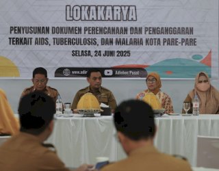 Wakil Wali Kota Parepare Buka Lokakarya Perencanaan Penanggulangan AIDS, TBC, dan Malaria