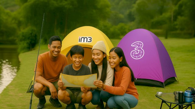 Indosat melalui brand IM3 dan Tri menawarkan solusi paket hemat dan koneksi internet terbaik selama masa liburan sekolah. (Dok. Indosat)