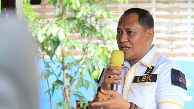 Ketua Panitia Bimtek Fraksi Golkar se Sulsel yang juga Ketua Fraksi Golkar DPRD Sulsel, Lukman B Kady. (Foto: Istimewa)