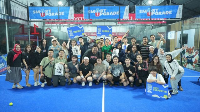 Kalla Toyota mengelar "Stylix Padel Challenge" yang bertujuan mempertemukan para penggemar olahraga dan komunitas Padel di Makassar. (Dok. Kalla Toyota) 