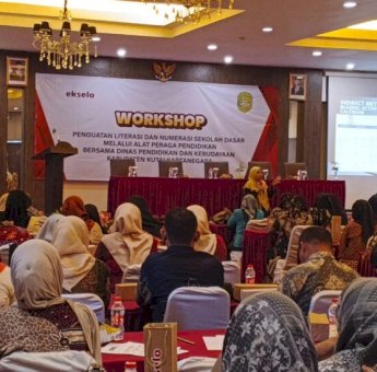 318 Guru SD di Kukar Ikuti Workshop Literasi dan Numerasi