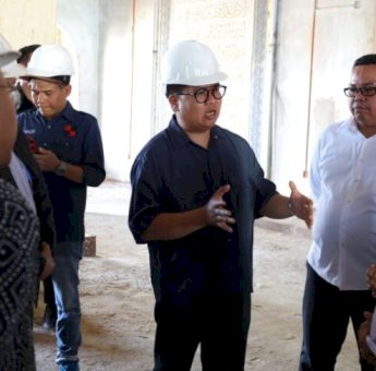 Wabup Kukar Rendi Solihin Tinjau Pembangunan Infrastruktur di Muara Jawa