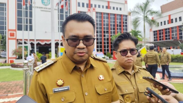 Bupati Kukar, Aulia Rahman Basri dan Wakil Bupati Kukar, Rendi Solihin. [Foto.Redaksi/Republiknews.co.id]