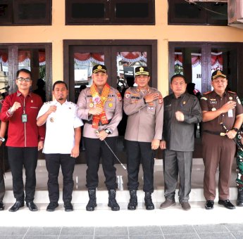Wali Kota Parepare Tasming Hamid Sambut Hangat Kapolres Baru AKBP Indra Waspada Yuda
