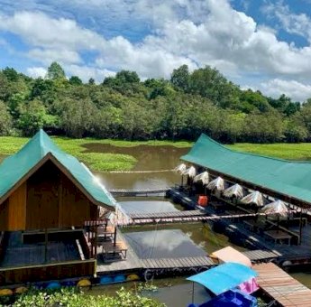 Pulau Layung Seribu Jadi Ikon Wisata Desa Kembang Janggut di Kukar