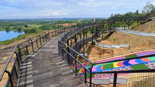 Wisata Lakeview di Kecamatan Samboja. (Istimewa)
