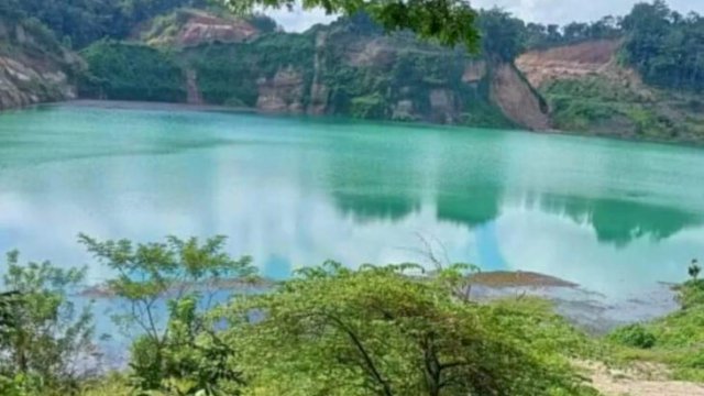 Danau Biru Desa Purwajaya, Kabupaten Kukar. (Istimewa)