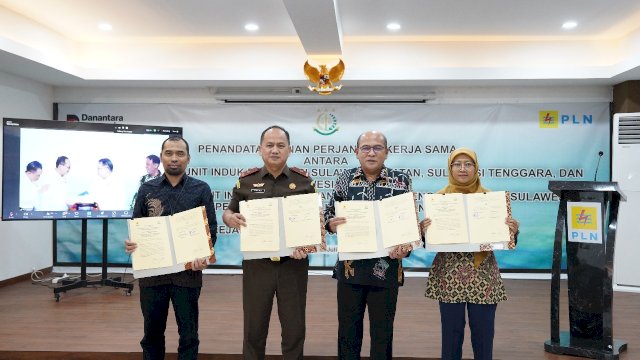 PLN Unit Induk Pembangunan (UIP) Sulawesi bersama Kejaksaan Tinggi (Kejati) berkolaborasi dalam mendukung penyelamatan aset negara di bidang pembangunan infrastruktur ketenagalistrikan. (Dok. Humas PLN UIP Sulawesi)