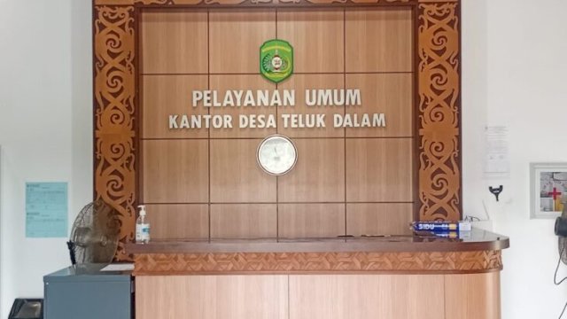 Pelayanan terpadu Desa Teluk Dalam. [Foto.Redaksi/Republiknews.co.id]