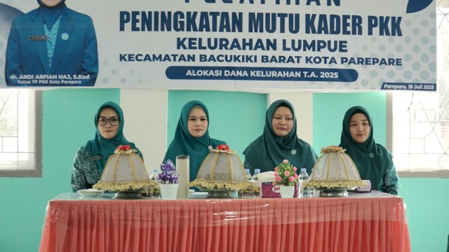 Ket: Pelatihan Mutu Tim Penggerak PKK Kota Parepare