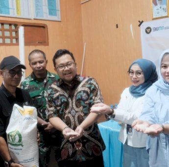 Wabup Gowa Minta Penerima Bantuan Beras Tepat Sasaran