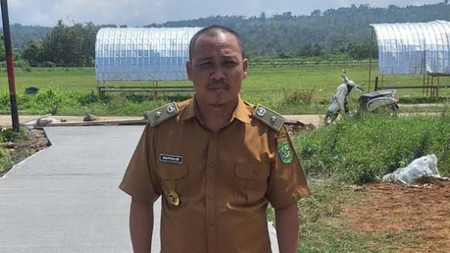 Kepala Desa Loa Raya, Martin. (Istimewa)