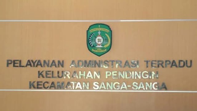 Kantor Kelurahan Pendingin, Kukar. (IST)