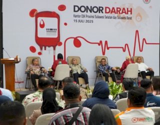 Aksi Kemanusiaan OJK Sulselbar, Kumpulkan Ratusan Kantong Darah