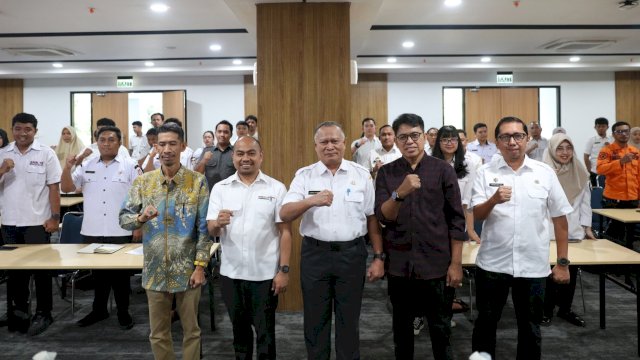 Dinas Komunikasi dan Informatika (Kominfo) Kota Makassar menggelar sosialisasi penguatan kapasitas PPID di Makassar Government Center (MGC), Rabu (16/7/2025). (Foto: Istimewa)