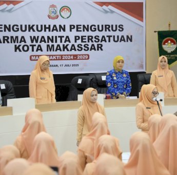 Pengurus DWP Kota Makassar Periode 2024-2029 Resmi Dikukuhkan, Wawali Dorong Perkuat Peran Strategis