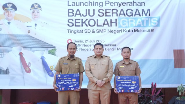 Wali Kota Makassar, Munafri Arifuddin menegaskan komitmennya menghadirkan pendidikan yang inklusif dan bebas biaya tambahan bagi masyarakat. (Foto: Istimewa)