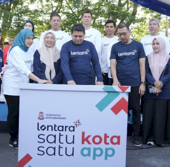 Pemkot Makassar Resmi Launching Aplikasi LONTARA+, Inovasi Baru Layanan Publik yang Lebih Cepat
