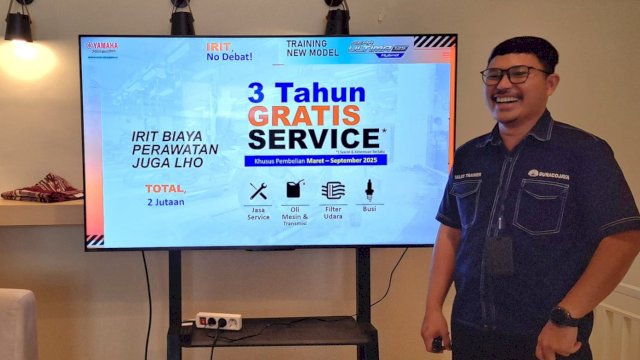 Yamaha melalui PT SJAM memberikan layanan servis dan sparepart gratis khusus untuk pembelian&nbsp;Gear Ultima 125 Hybrid hingga September 2025. (Foto: Istimewa)