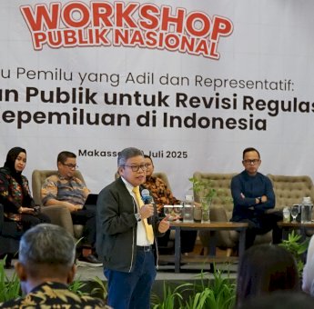 Lewat Workshop Publik Nasional, Taufan Pawe Paparkan Rekomendasi Publik Hadapi Revisi UU Pemilu