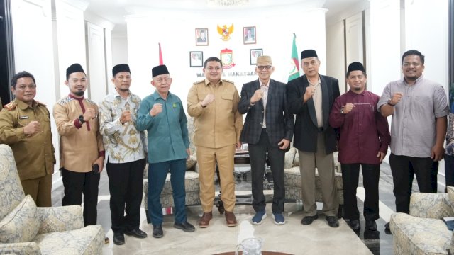 Audiensi Majelis Tarjih dan Tajdid Pimpinan Wilayah Muhammadiyah Sulsel dengan Wali Kota Makassar, Munafri Arifuddin di Balai Kota Makassar, Selasa (29/7/2025). (Foto: Istimewa)