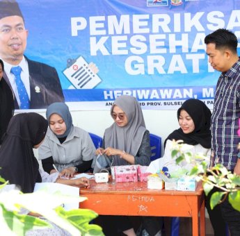 Terobosan Baru, Heriwawan Serap Aspirasi di Dapil Sembari Gelar Pemeriksaan Kesehatan Gratis