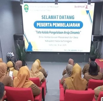 Perkuat Reformasi Birokrasi, DPMD Kukar Kolaborasi Diarpus Kaltim Kembangkan Sistem Kearsipan Digital