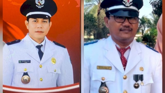 Kades Liang Ulu dan Lurah Sangasanga Muara. (IST)