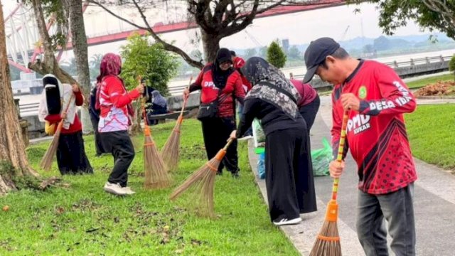 Jajaran Staff DPMD Kukar saat kegiatan BBGRM ke 22