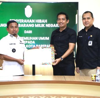 Penyerahan Resmi Bangunan Eks Kantor KPU ke Pemkot Parepare