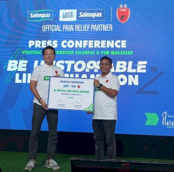 Salonpas dan PSM Makassar Jalin Kolaborasi Strategis, Komitmen Dukung Performa Atlet