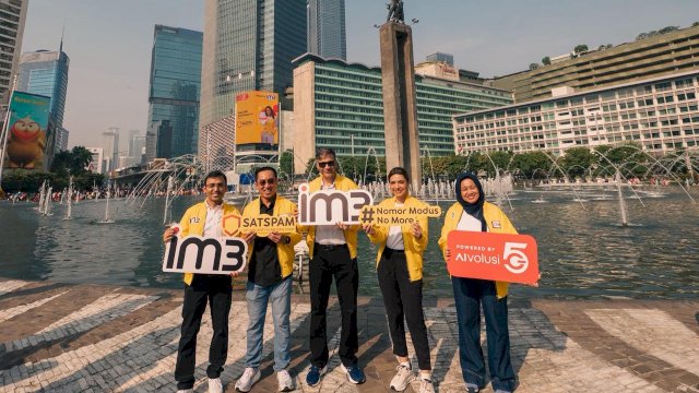 Indosat Ooredoo Hutchison melalui brand IM3 menghadirkan SATSPAM berbasis AI sebagai fitur pelindungan bagi pelanggan. (Dok. Indosat Ooredoo Hutchison) 
