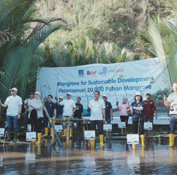 Astra Group dan Kalla Toyota Tanam Bibit Magrove di Rammang-Rammang, Upaya Kurangi Emisi