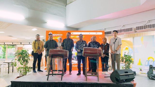 APPBI DPD Sulselbar resmi membuka Indonesia Shopping Festival 2025, di SAO Eating Point Mal Ratu Indah, Kamis, (14/08/2025) sore kemarin. (Dok. MaRI) 