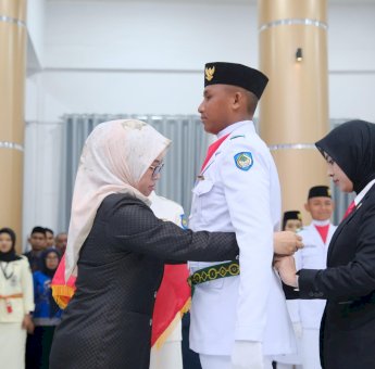 70 Anggota Paskibraka Gowa Siap Kibarkan Bendera di HUT RI Ke-80