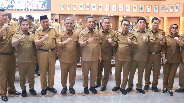 Ket: Wali Kota Parepare, Tasming Hamid di Pertemuan Forum Delapan Gubernur dalam Percepatan Eliminasi TBC di Indonesia