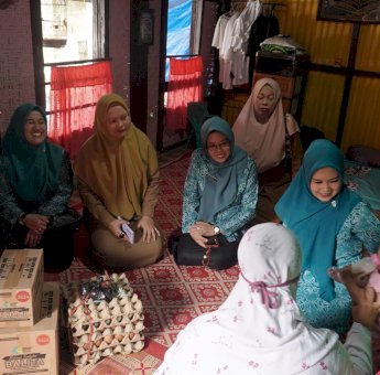 Konsistensi PKK Parepare, Salurkan Bantuan Pangan untuk Ibu Hamil dan Balita Stunting