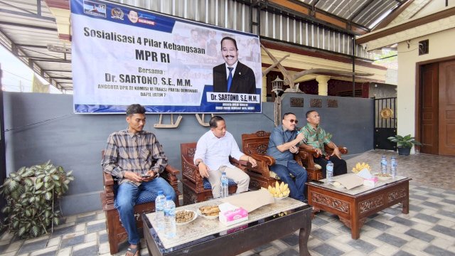 Sartono Ajak Warga Ponorogo Jaga Keutuhan NKRI Dalam Kegiatan Sosialisasi 4 Pilar Kebangsaan