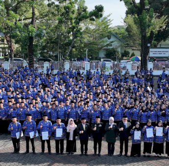 Gubernur Sulsel Serahkan SK ke 6.624 PPPK Formasi 2024, Ingatkan Profesionalisme ASN