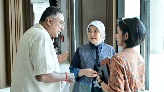 Wakil Wali Kota Makassar, Aliyah Mustika Ilham saat menghadiri diskusi nasional terkait pekerja migran di kawasan inti pusat pemerintahan Ibu Kota Nusantara (IKN), Kalimantan Timur, Jumat (1/8/2025). (Foto: Istimewa)