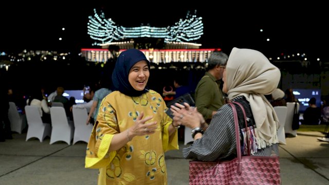 Wakil Wali Kota Makassar, Aliyah Mustika Ilham saat menghadiri acara EFN yang merupakan bagian dari rangkaian Kongres Diaspora Indonesia ke-8 di Ibu Kota Nusantara (IKN), Kalimantan Timur, Sabtu (2/8/2025). (Foto: Istimewa)