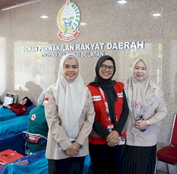 Sekretariat DPRD Sulsel Kembali Gelar Donor Darah, Hasilkan 32 Kantong