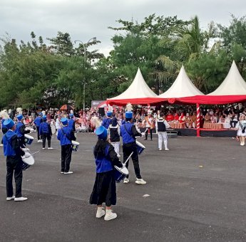 Wawali Hermanto Buka Kompetisi Drum Band Meriahkan HUT RI ke-80 di Parepare