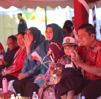 Ketua PKK Andi Arfiah Bangga Lihat Semangat Anak-Anak Parepare Cintai Indonesia