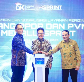 OJK Resmikan SPRINT, Layanan Perizinan PPDP dan PVML Sistem Satu Pintu