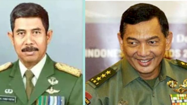 Tiga putra terbaik asal Sulawesi Selatan di lingkup TNI resmi naik pangkat dan dilantik oleh Presiden Republik Indonesia, Prabowo Subianto, Minggu (10/8/2025). (Foto: Istimewa)
