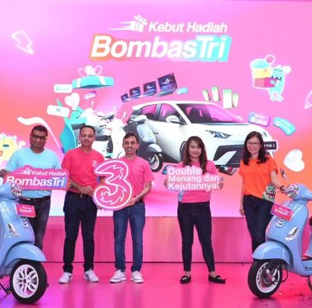 Kebut Hadiah BombasTri, Siapkan Hadiah Voucher Belanja hingga Mobil Listrik