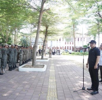 Ratusan Personil Satpol PP Gowa Diturunkan, Jaga Aset Daerah dari Demonstrasi