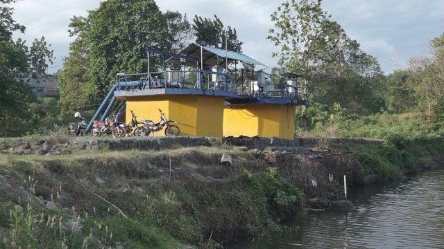 Ket: Pompa Air PAM Tirta Karajae Parepare 