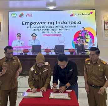 Indosat dan Pemkab Gowa Siap Wujudkan Desa Digital Berbasis Koperasi Merah Putih